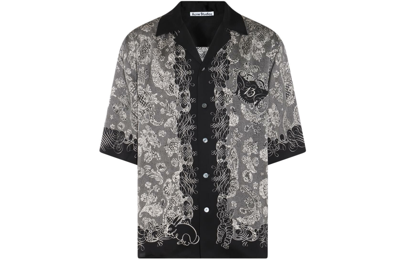 【代購】Acne Studios Graphic Printed Short Sleeved Shirt