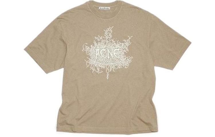 【代購】Acne Studios T-Shirts Men Dark Beige