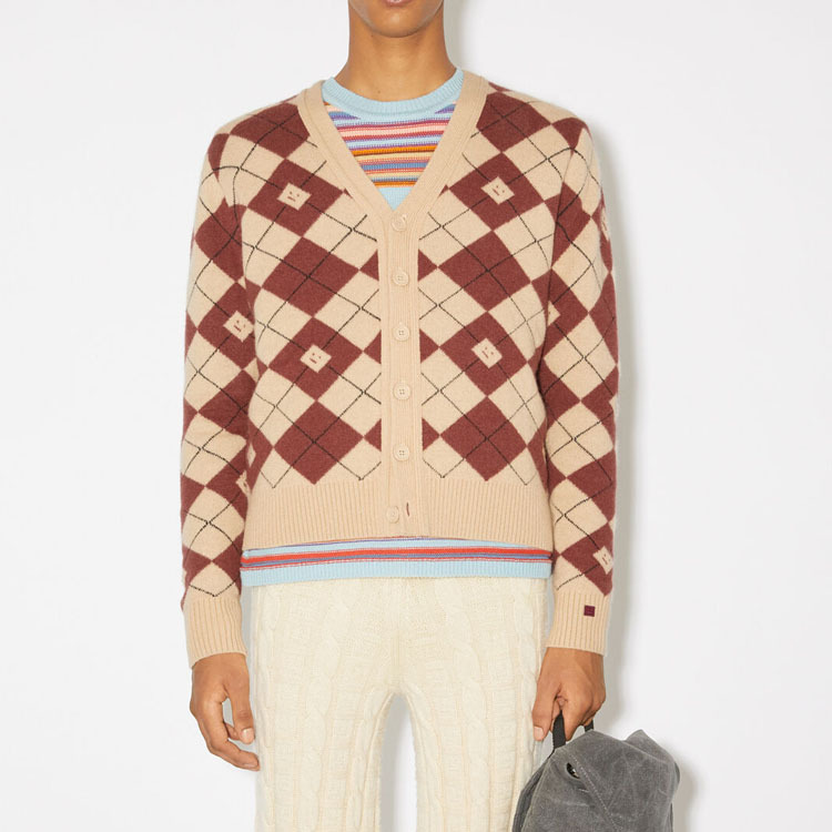 【代購】Acne Studios FW23 Sweater Unisex Cookie Beige