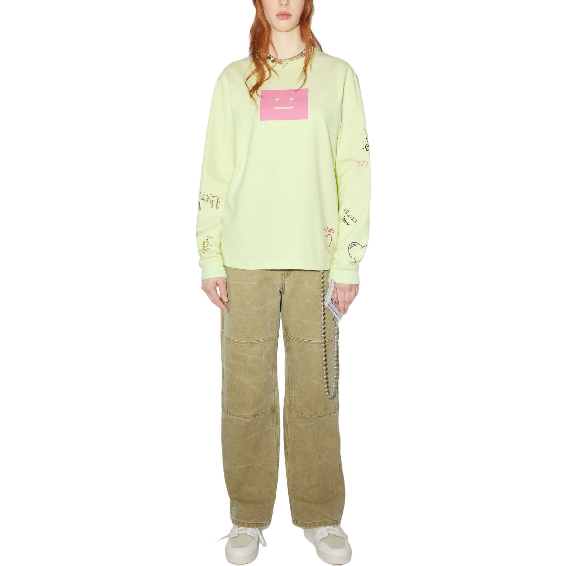 【代購】Acne Studios T-Shirts Unisex Green