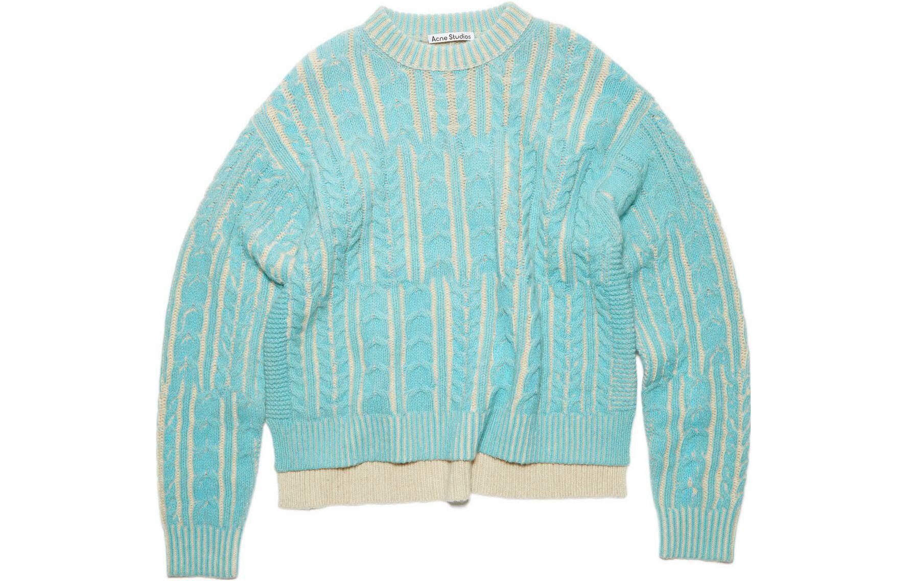 【代購】Acne Studios Sweaters Unisex Turquoise Blue