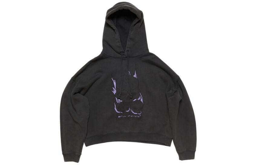 【代購】Acne Studios Skull Printed Drawstring Hoodie