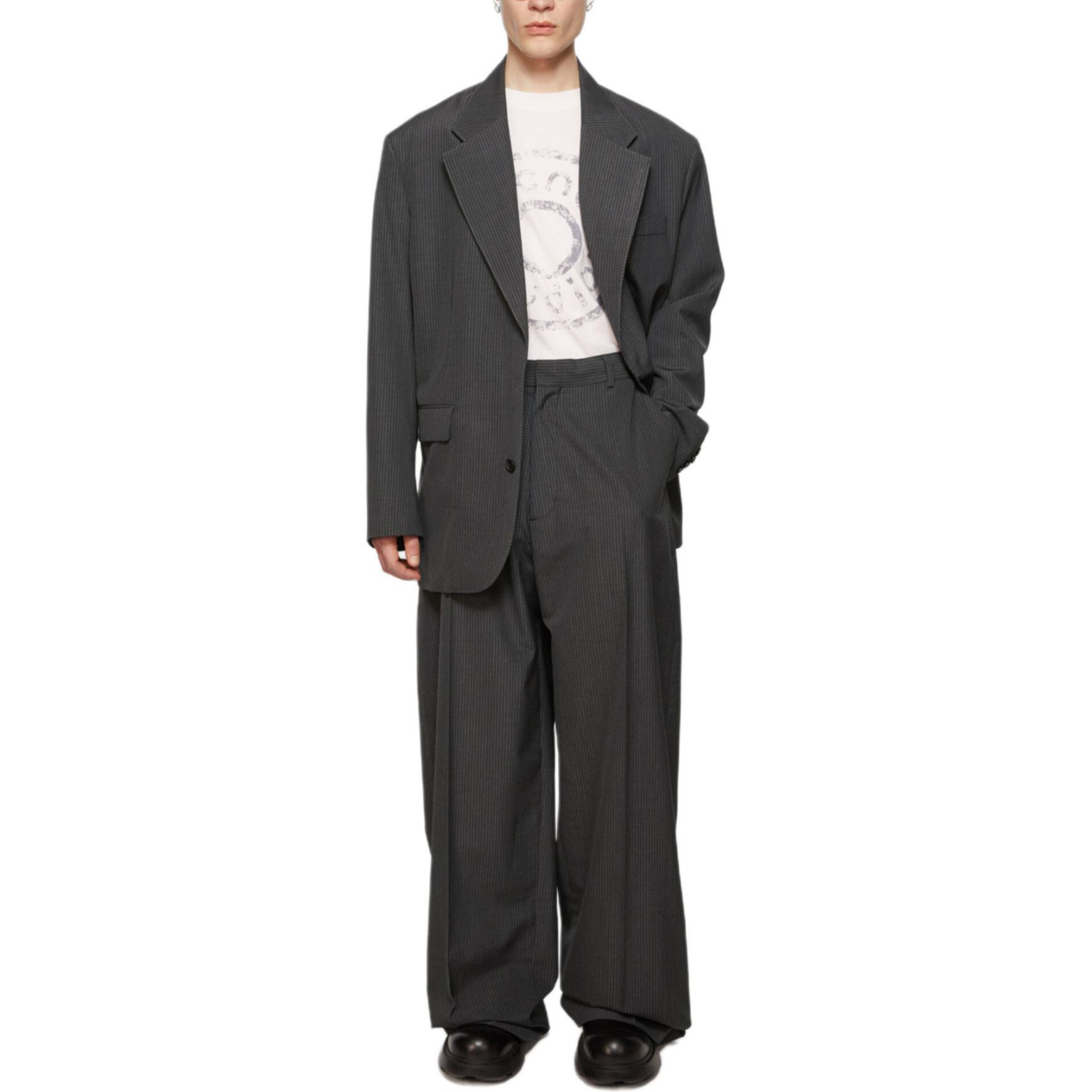 【代購】Acne Studios Casual Pants Men's Dark Gray