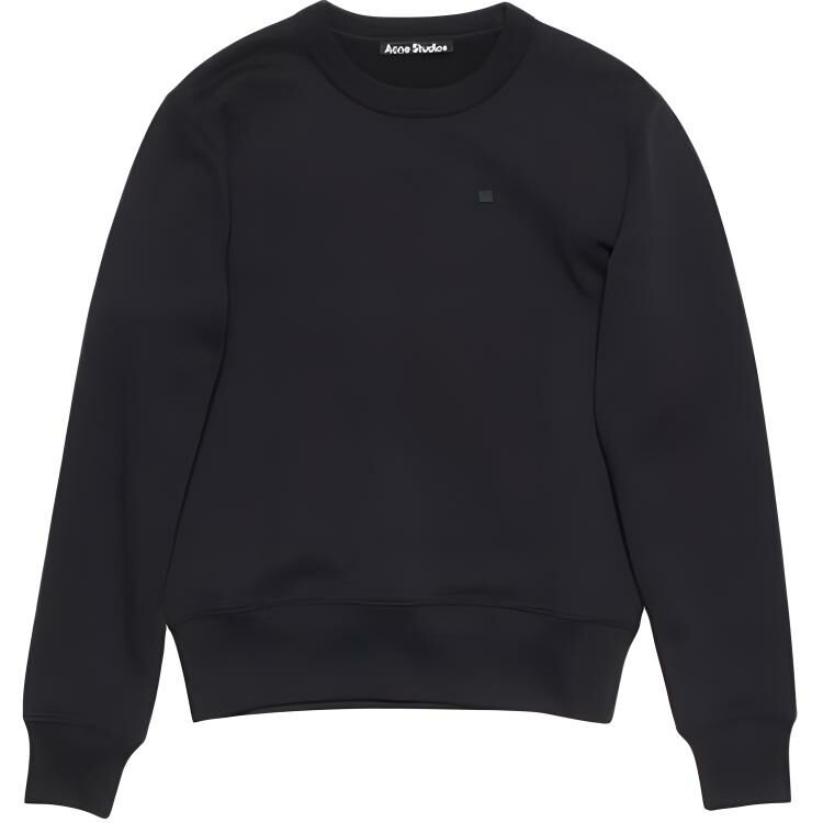 【代購】Acne Studios Face Logo Patch Jersey Sweatshirt