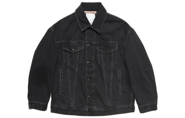 【代購】Acne Studios SS24 Denim Jacket Unisex Black