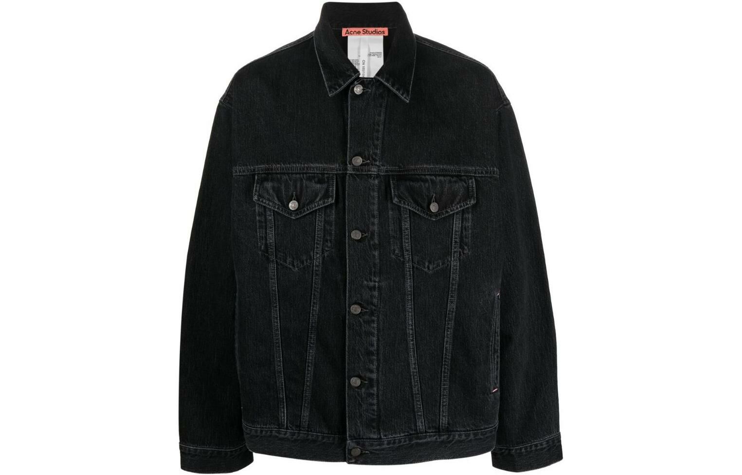 【代購】Acne Studios Denim Jackets Unisex Black