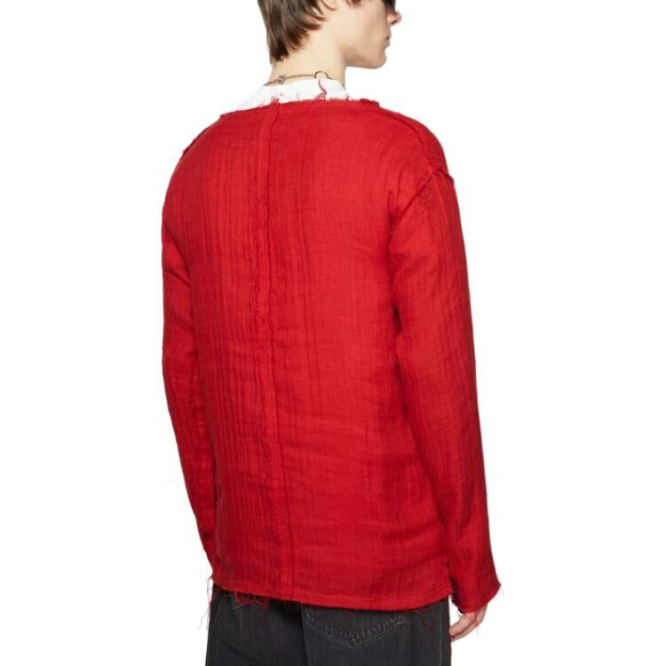 【代購】Acne Studios Patch detail Linen blend T shirt