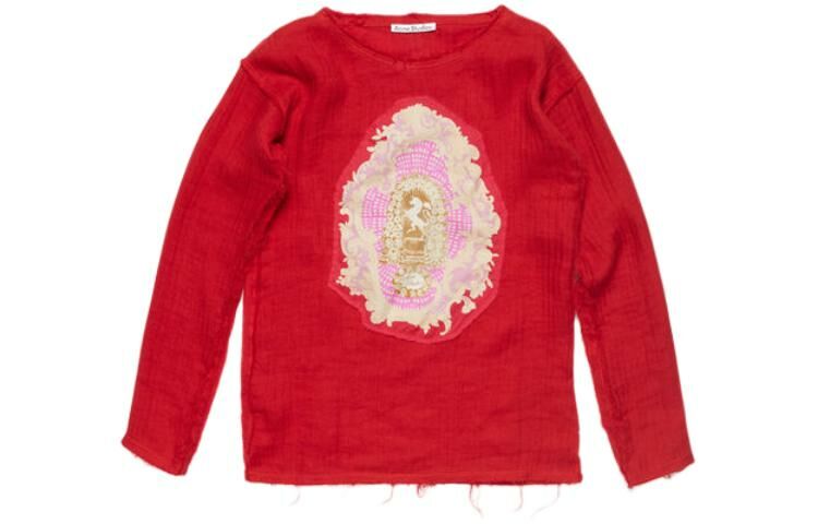 【代購】Acne Studios Patch detail Linen blend T shirt