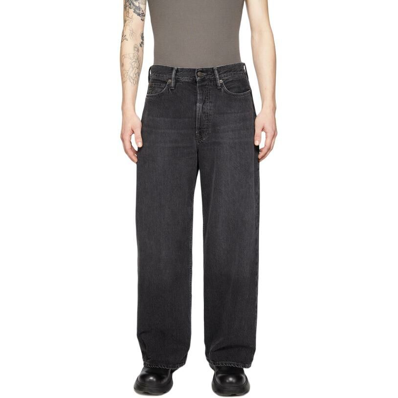 【代購】Acne Studios Logo Patch Wide Leg Jeans