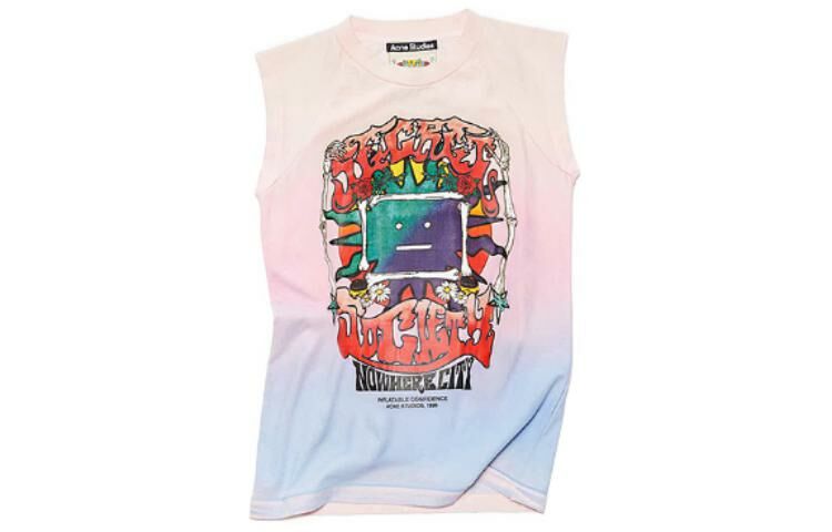 【代購】Acne Studios T-Shirts Unisex Pink