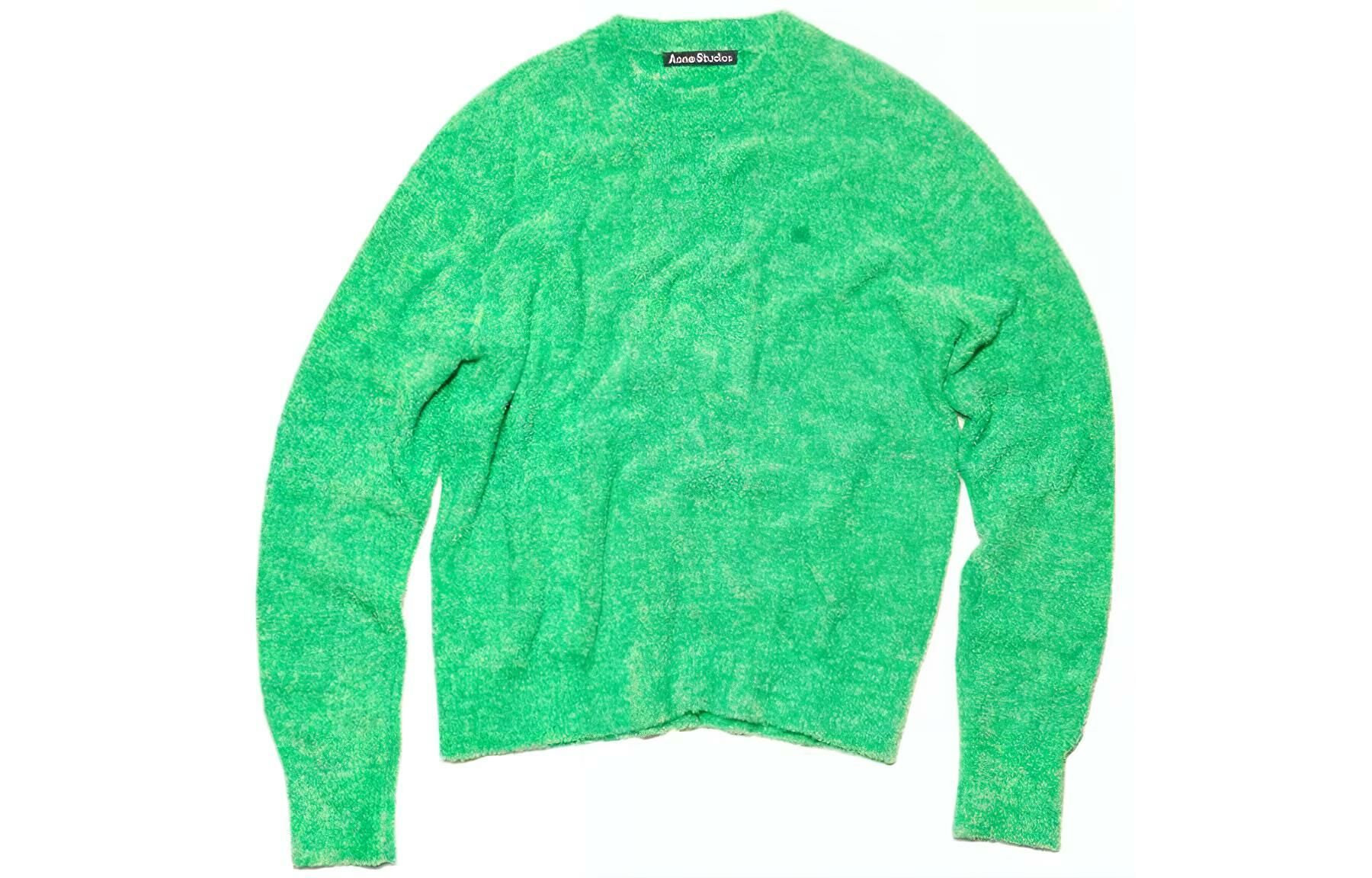 【代購】Acne Studios FW23 Knitwear Unisex Bright Green