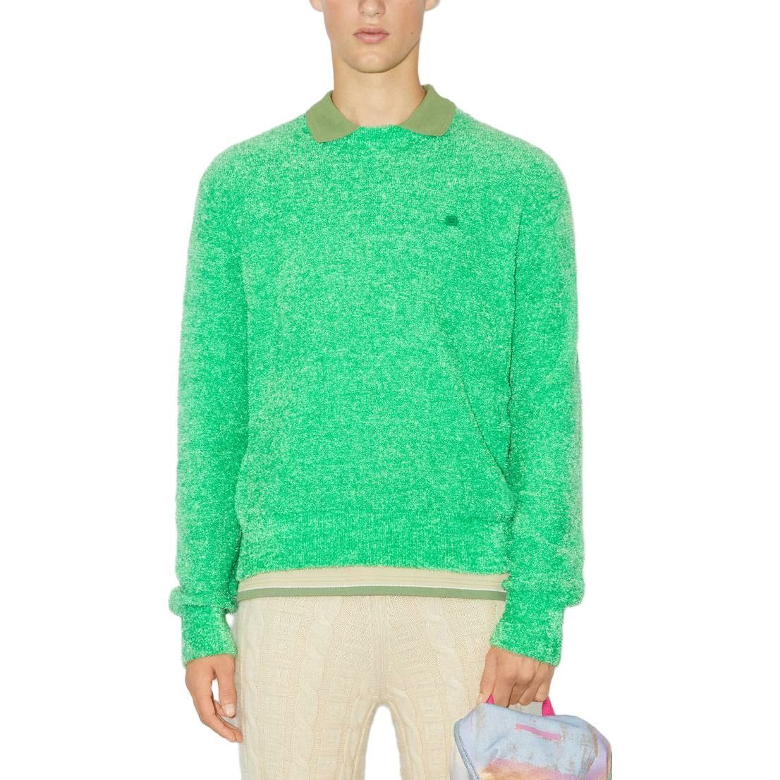 【代購】Acne Studios FW23 Knitwear Unisex Bright Green
