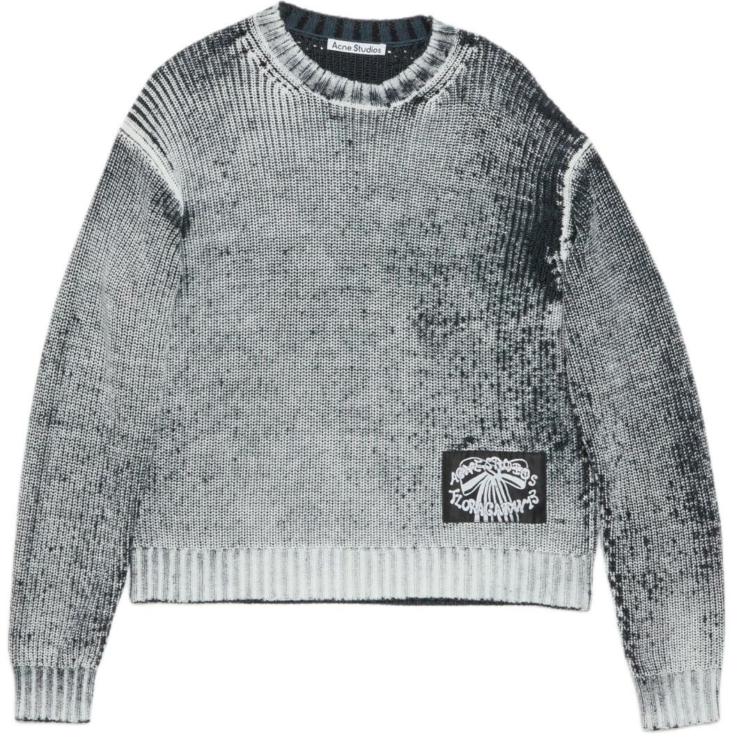 【代購】Acne Studios Logo Patch Long Sleeved Knitted Jumper
