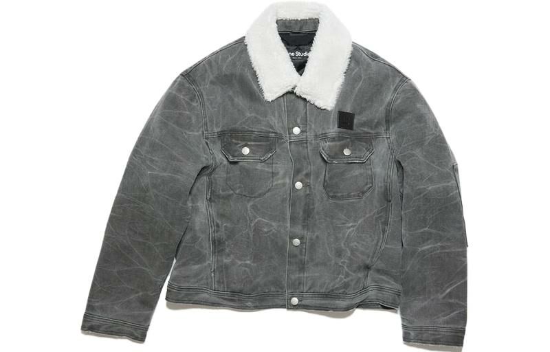 【代購】Acne Studios Denim Jacket Unisex Carbon Gray