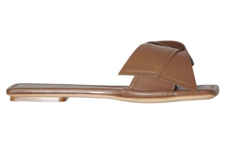 【代購】Acne Studios Bow-detailing Leather Slides