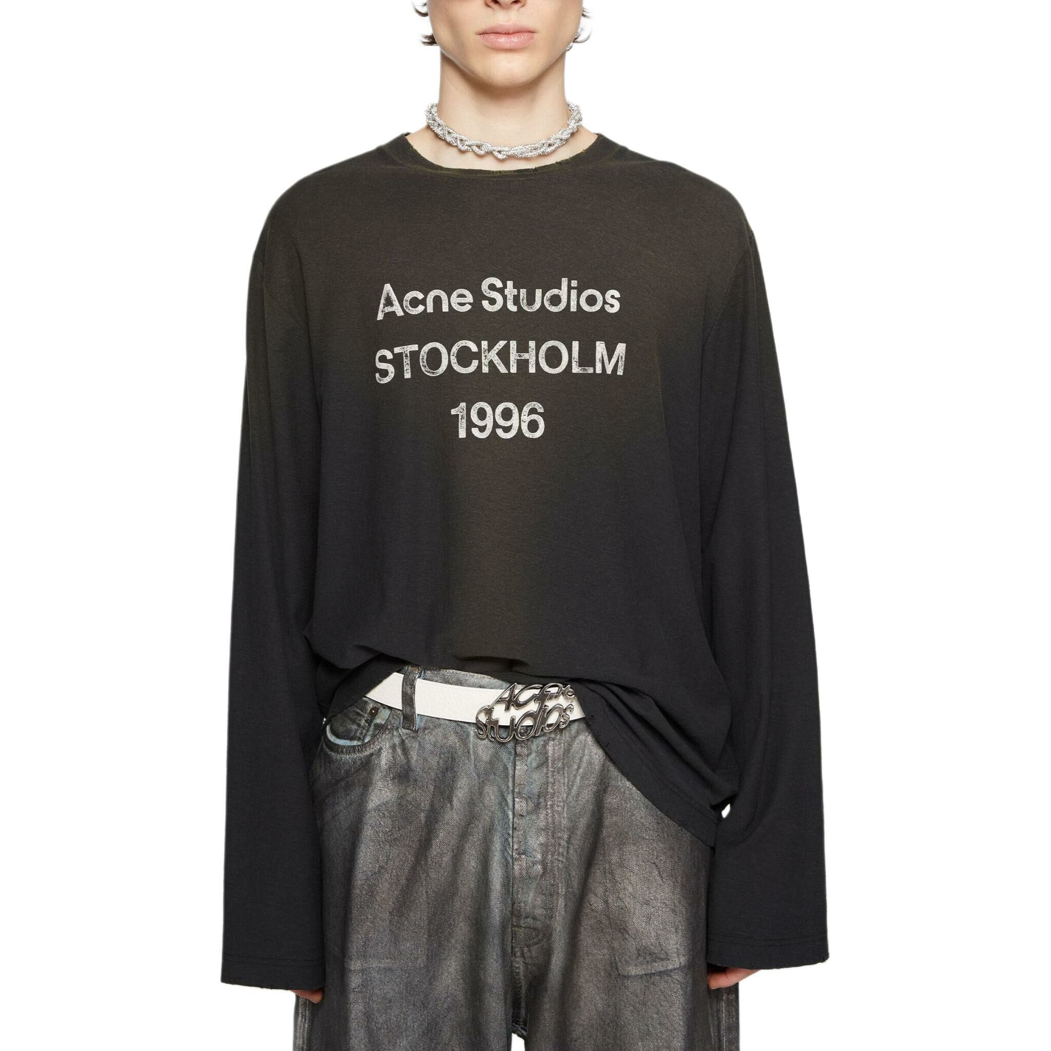 【代購】Acne Studios Logo Printed Crewneck T-Shirt