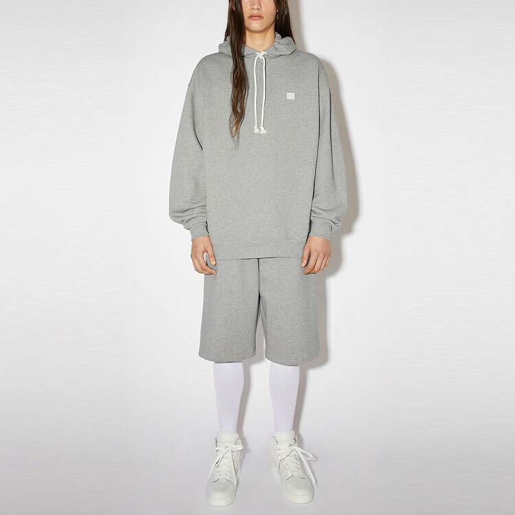 【代購】Acne Studios Face Logo Patch Drawstring Hoodie