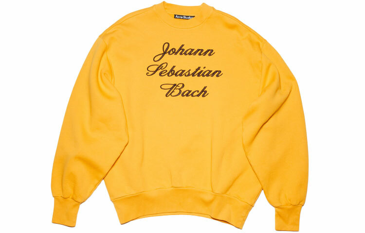 【代購】Acne Studios SS22 Sweatshirt Unisex Ginger Yellow