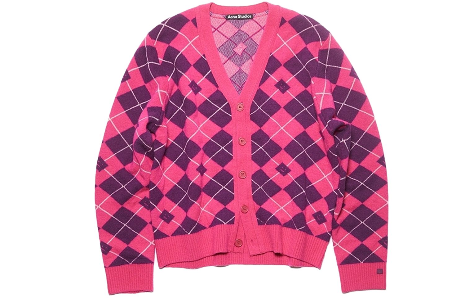 【代購】Acne Studios FW23 Sweater Unisex Bright Pink