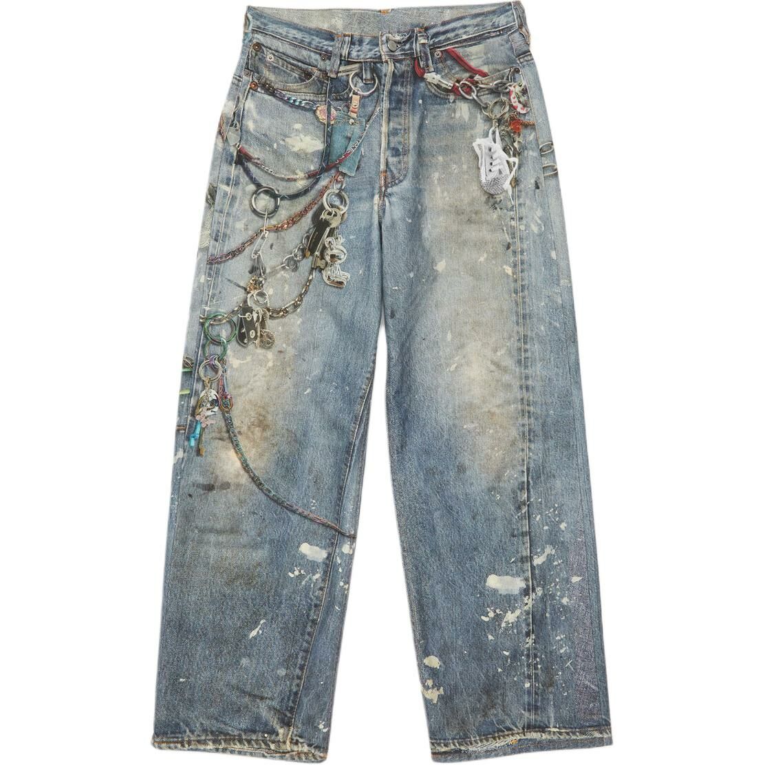 【代購】Acne Studios FW24 3D Digital Printing Baggy Jeans