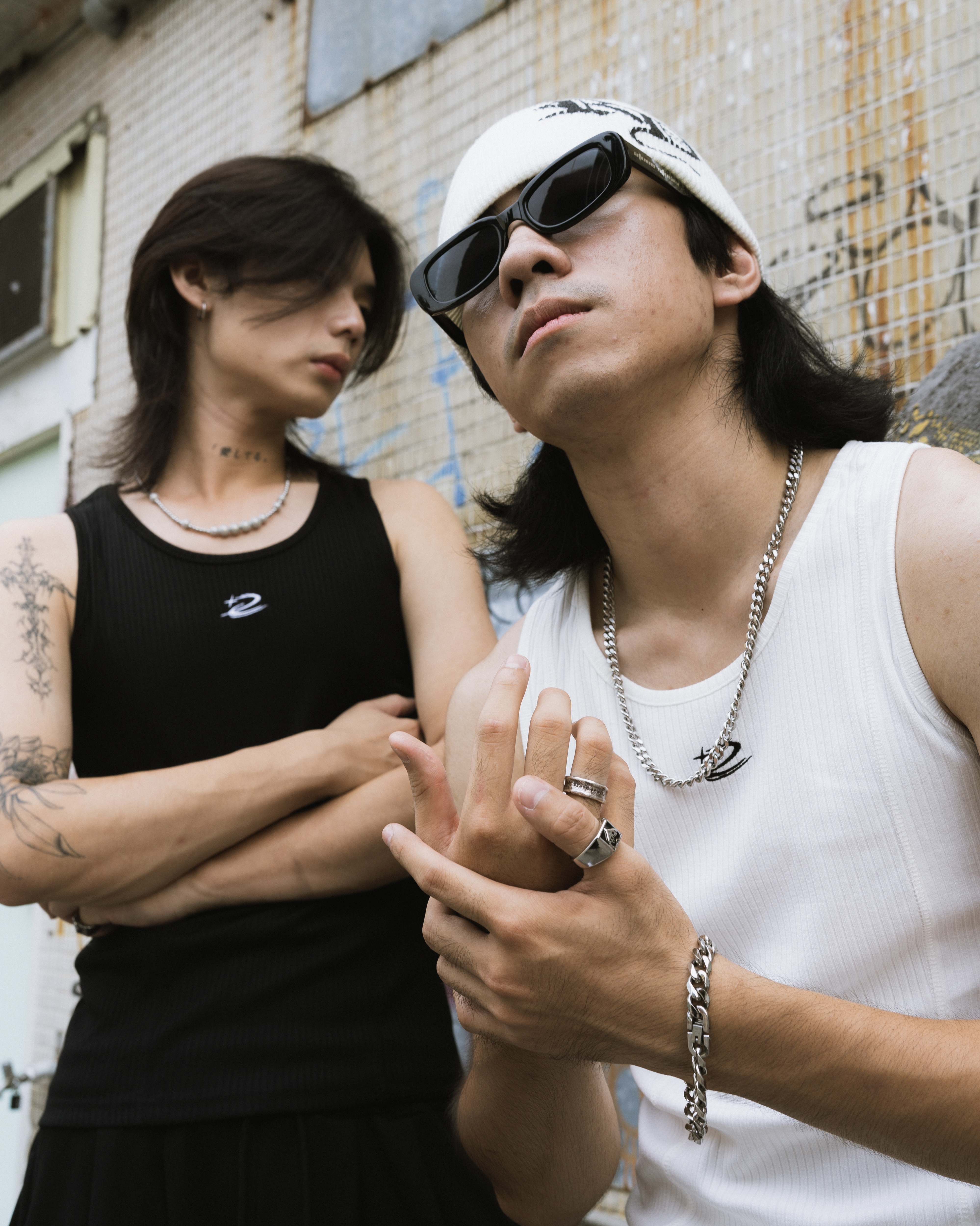 DISCERNMENT DCM 流星 TANK 螺紋背心 剪裁設計 親膚 坦克 背心 刺繡 LOGO