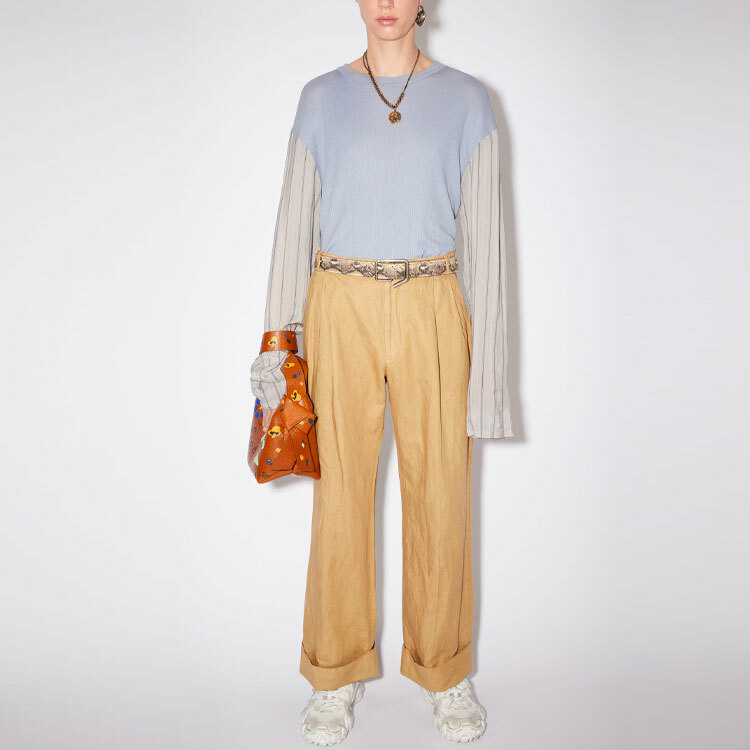【代購】Acne Studios Casual Pants Men Almond Beige