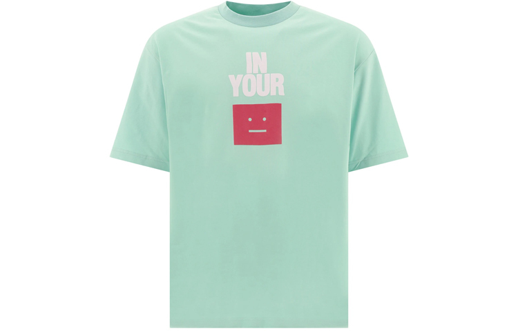 【代購】Acne Studios Face Logo Printed Crewneck T-Shirt