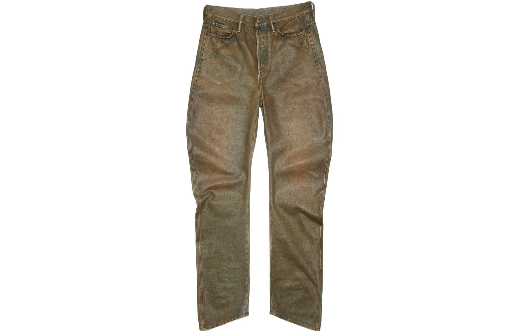 【代購】Acne Studios Relaxed Fit Coated Jeans