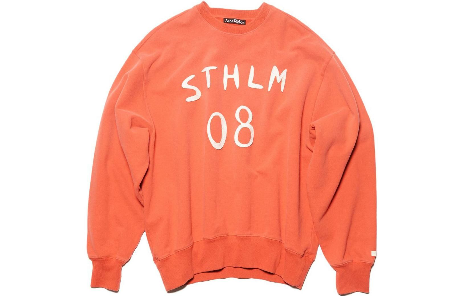 【代購】Acne Studios FW23 Sweatshirt Unisex Chili Orange