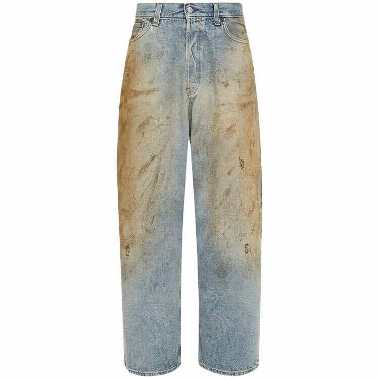 【代購】Acne Studios Mid-rise Wide-leg Jeans