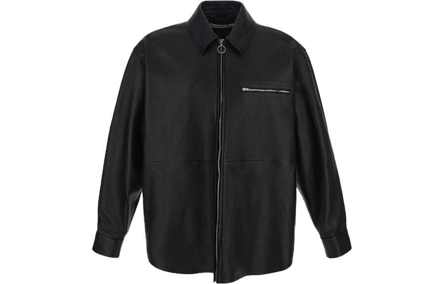 【代購】Acne Studios Leather Jackets Men Black