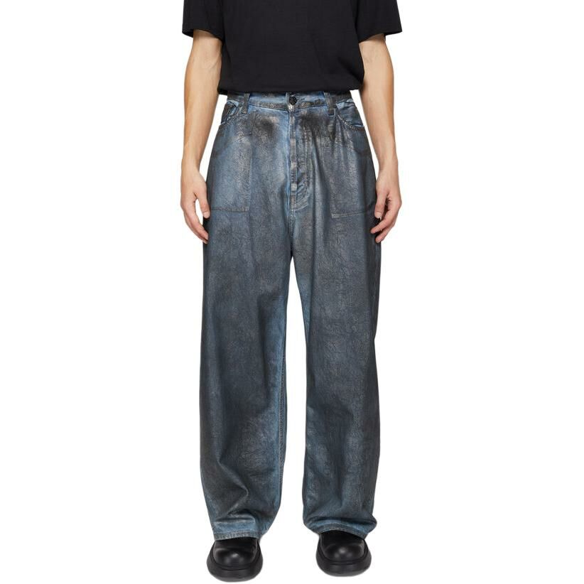 【代購】Acne Studios 2023 Mid-rise Wide-leg Jeans
