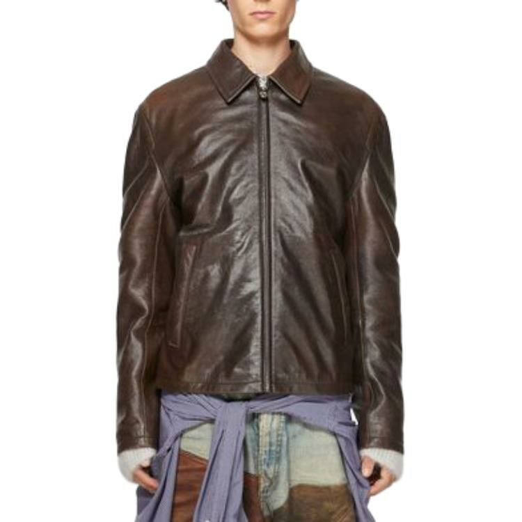 【代購】Acne Studios Zip up Leather Jacket