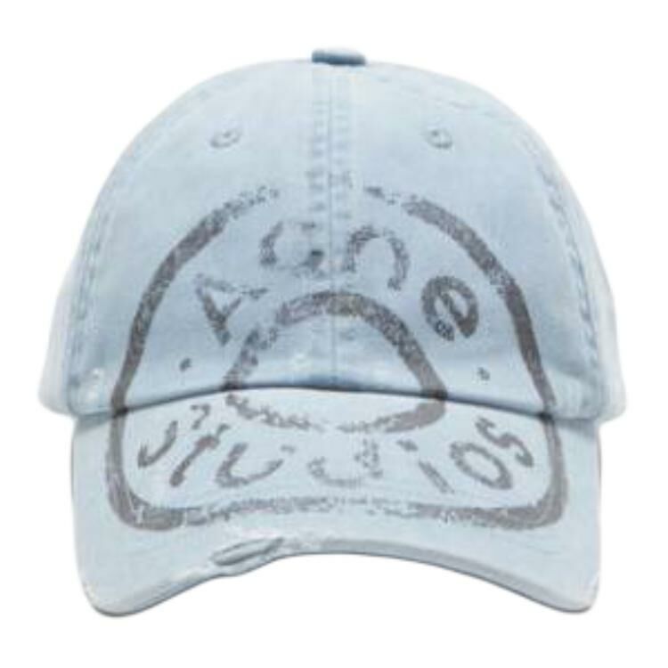 【代購】Acne Studios Cotton Baseball Caps Women's Light Blue