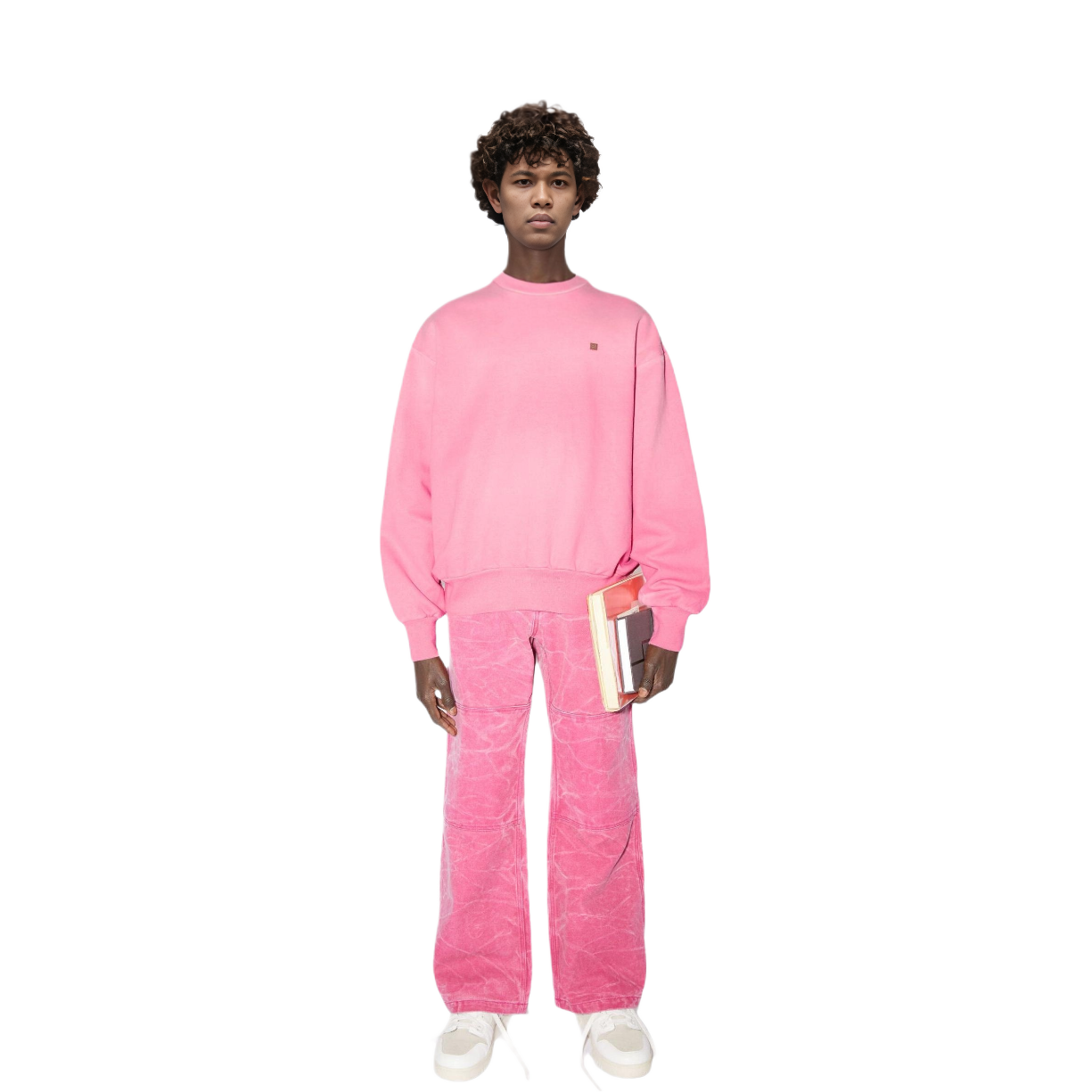 【代購】Acne Studios Sweatshirts Unisex Bubble Gum Pink