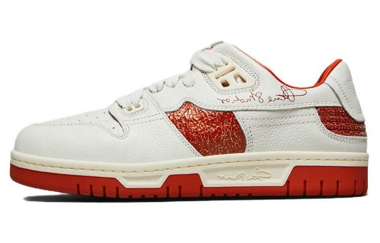 【代購】Acne Studios Low-Top Skateboard Shoes Women's White Orange