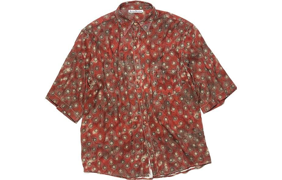 【代購】Acne Studios Shirts Men Deep Red