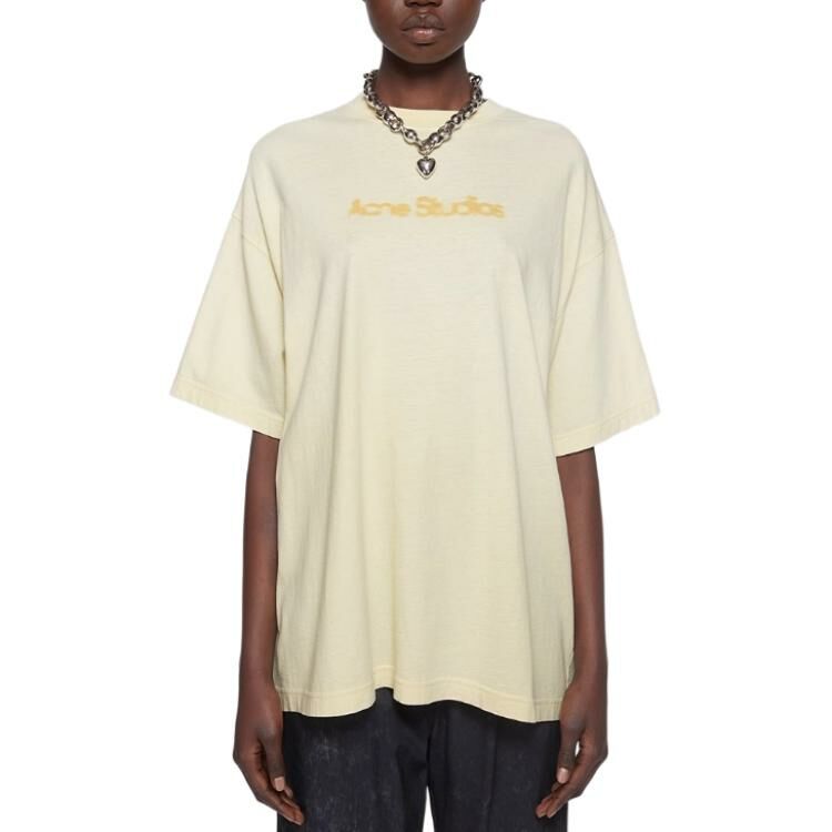 【代購】Acne Studios Blurred Logo Relaxed Fit T Shirt