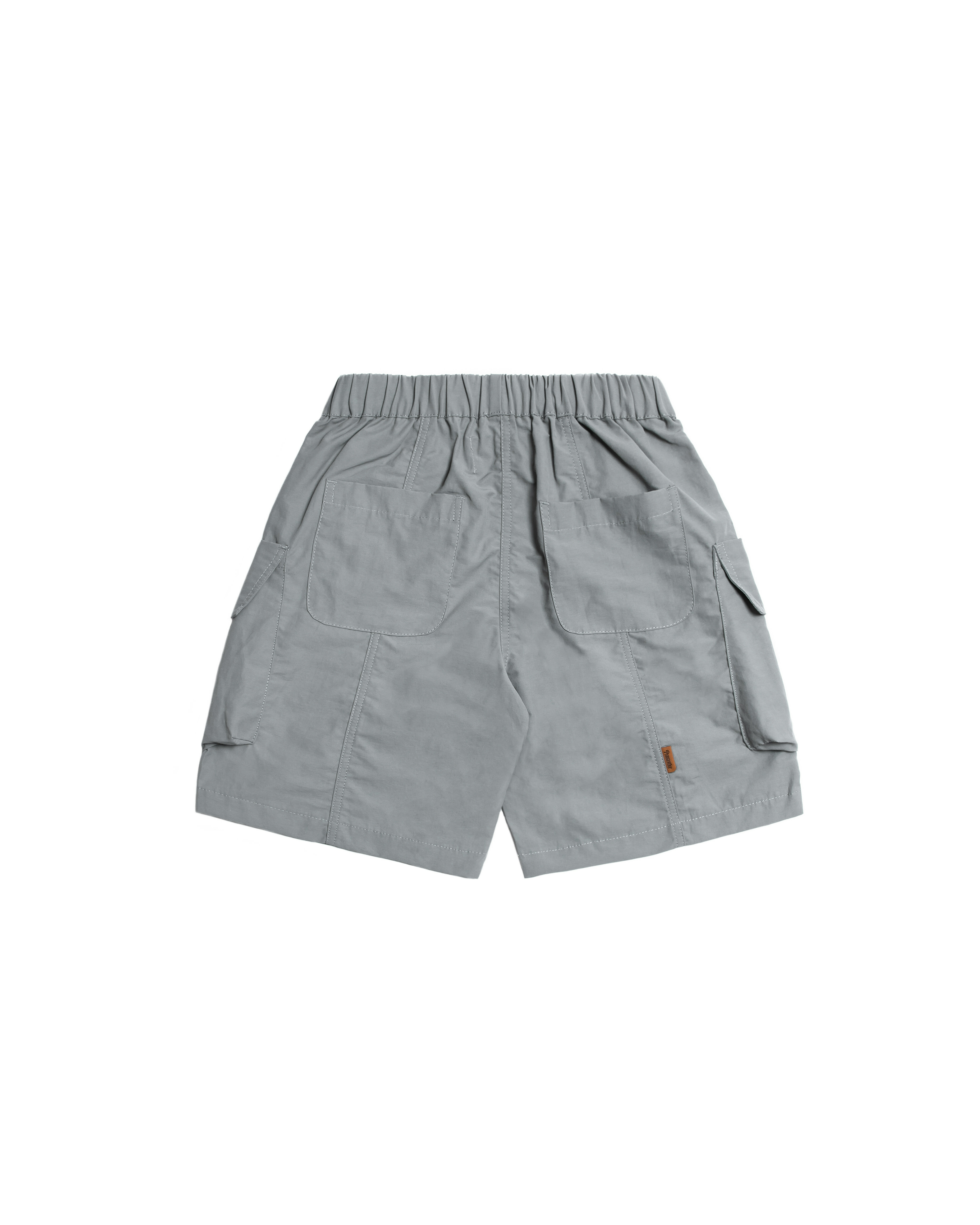 Persevere Water-repellent Cargo Shorts- Kids- Grey