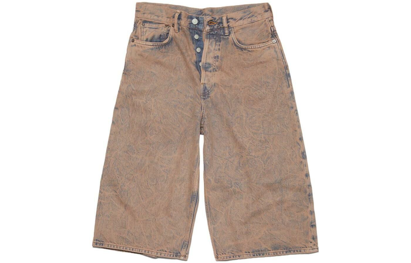 【代購】Acne Studios Denim Shorts Unisex Pink Gray