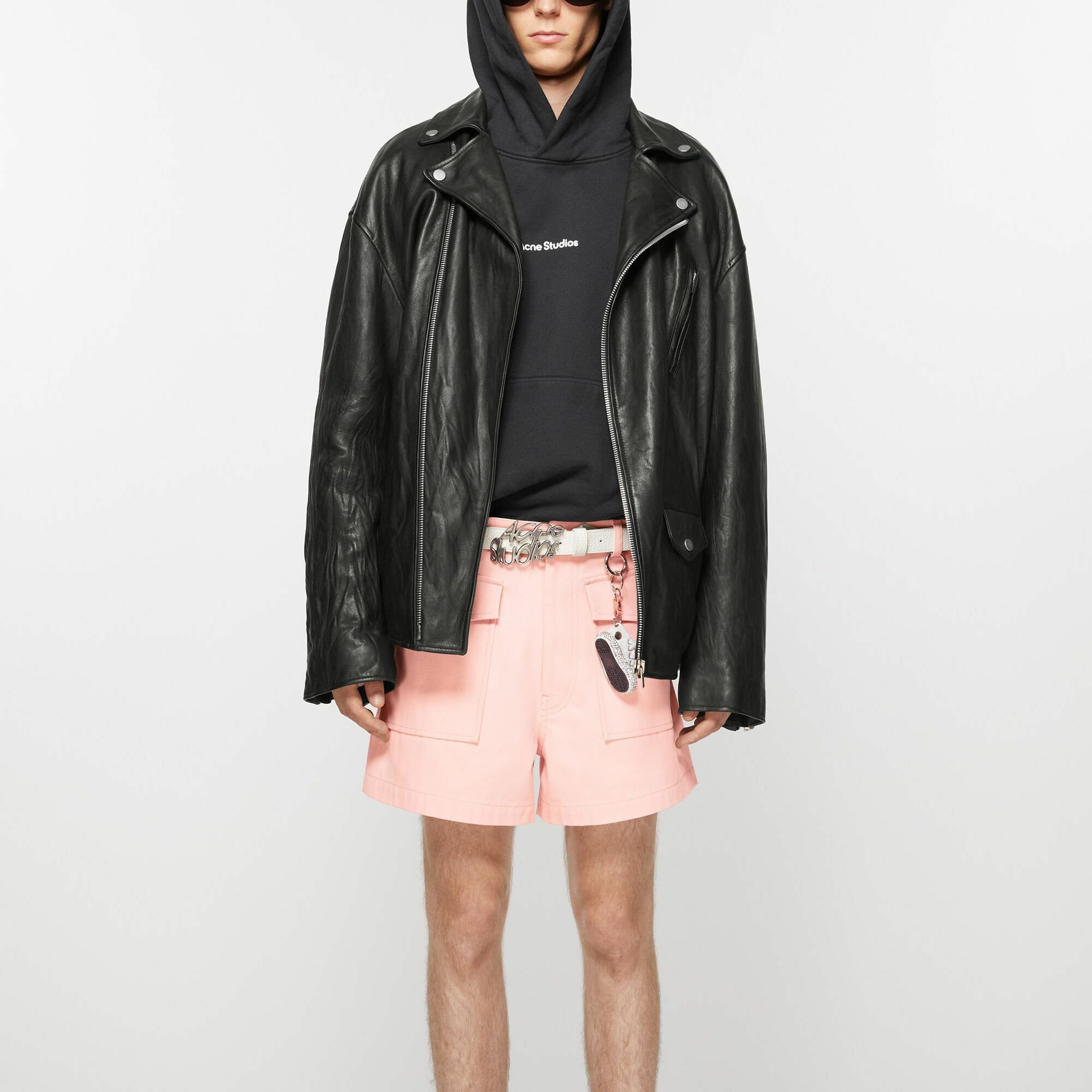 【代購】Acne Studios Spread-Collared Zip-Up Biker Jacket