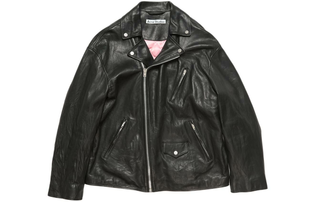 【代購】Acne Studios Spread-Collared Zip-Up Biker Jacket