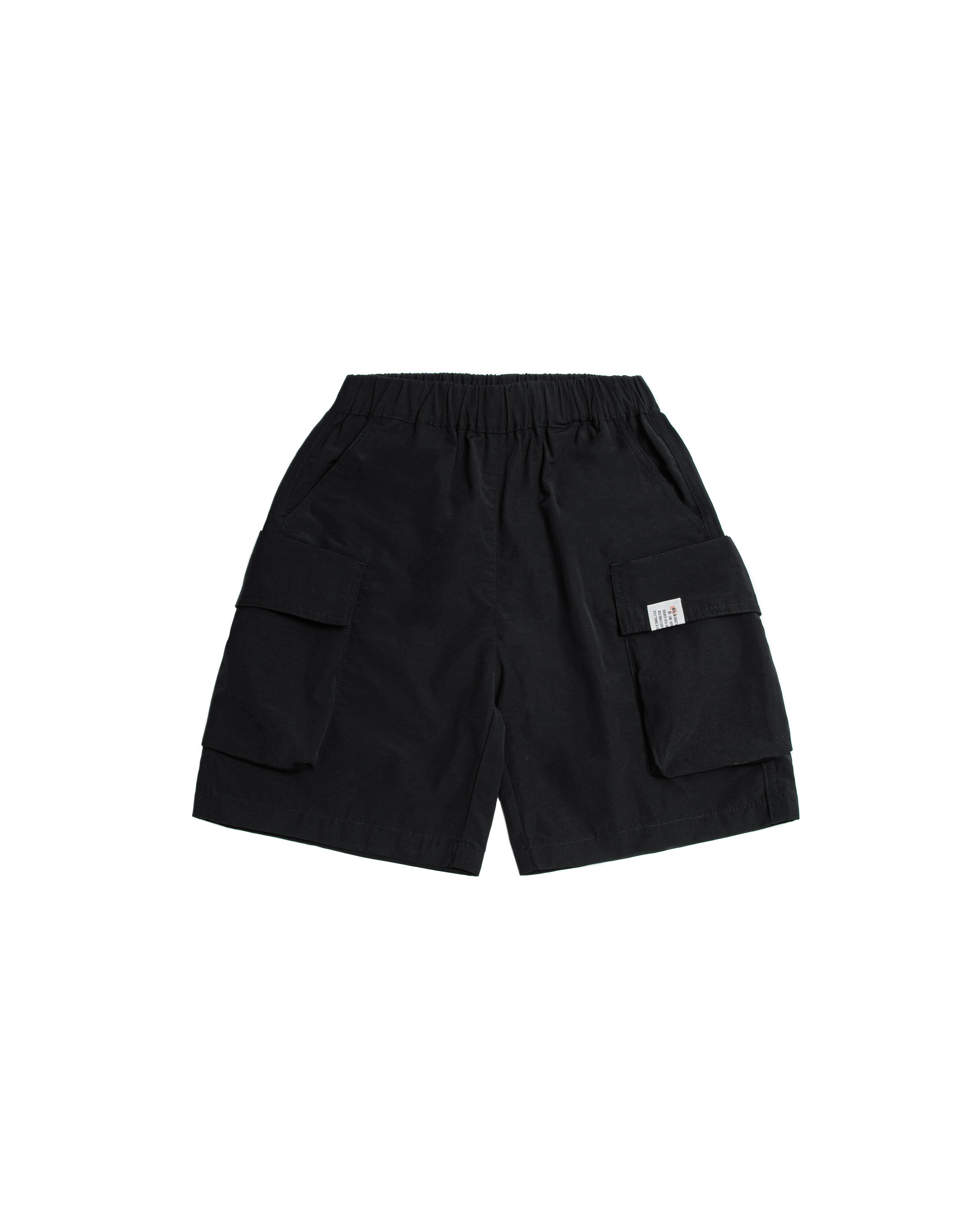 Persevere Water-repellent Cargo Shorts- Kids- Black
