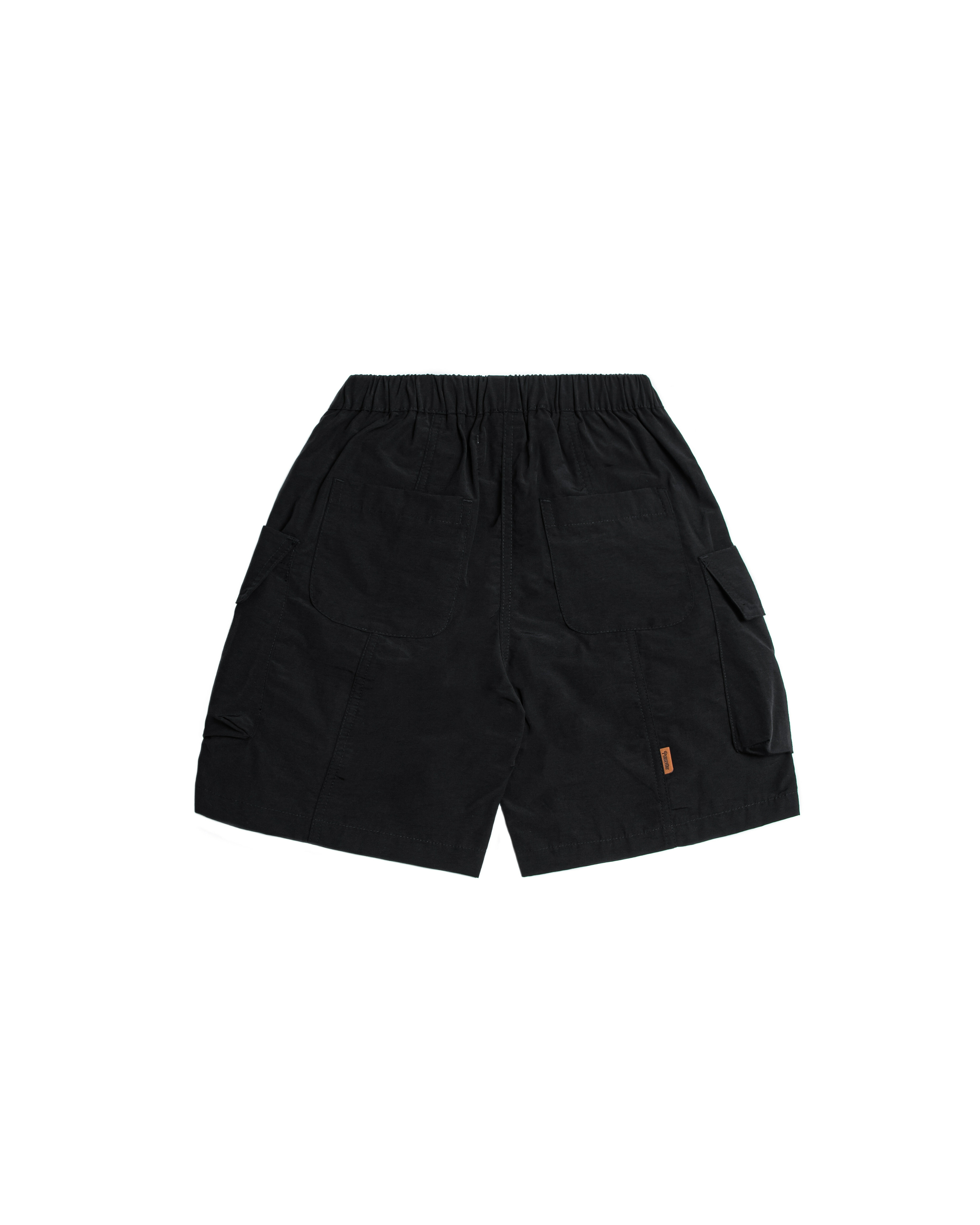 Persevere Water-repellent Cargo Shorts- Kids- Black