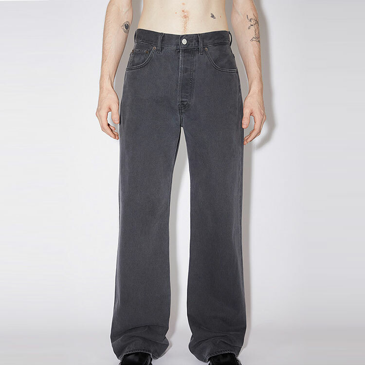 【代購】Acne Studios Acne Studios SS23 Denim Collection Jeans Men Dark Gray