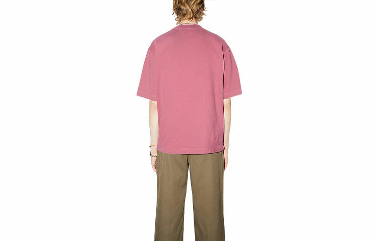 【代購】Acne Studios T-Shirts Men Washed Pink