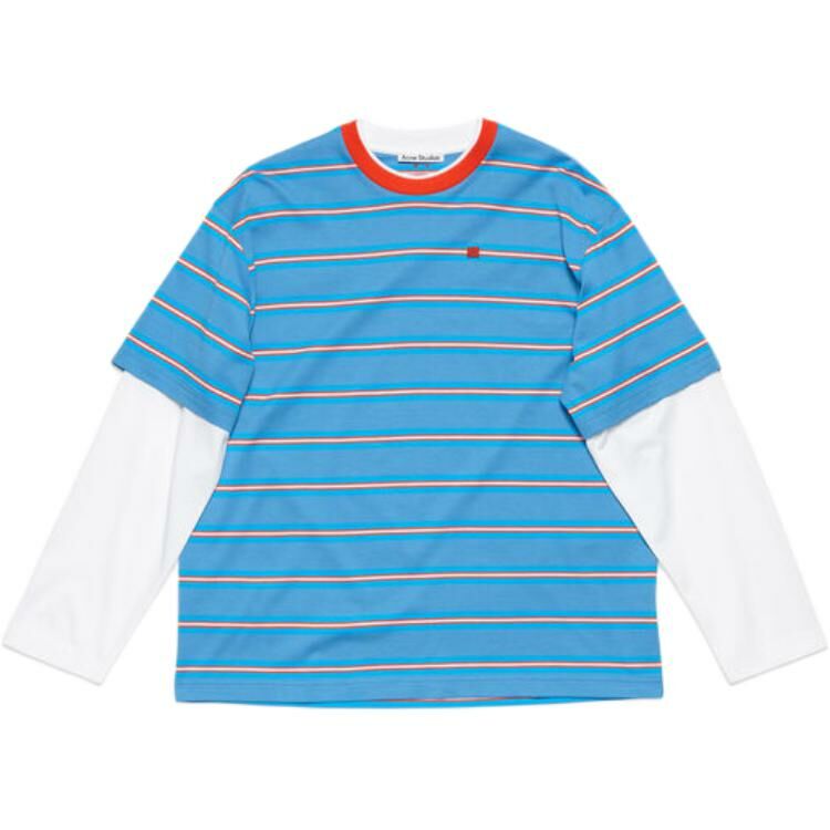 【代購】Acne Studios 2024 Autumn/Winter Collection T Shirt Unisex Sea Blue