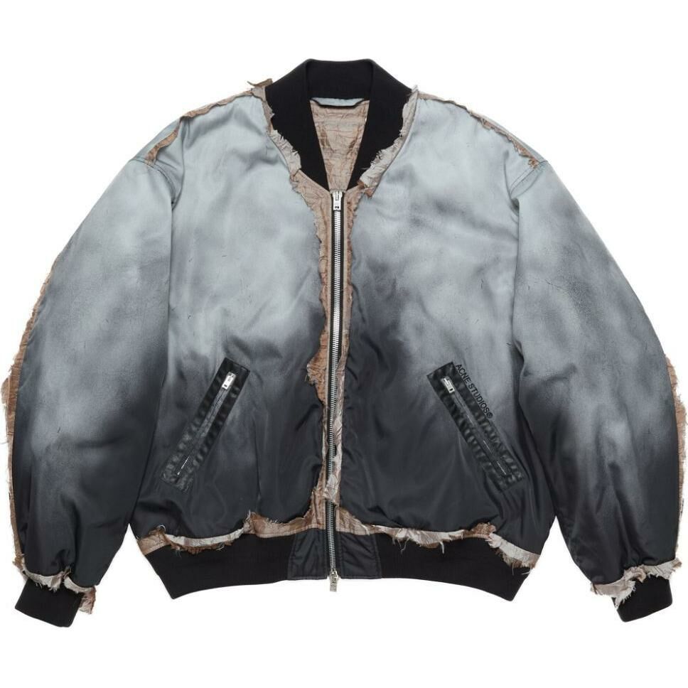 【代購】Acne Studios Distressed effect Bomber Jacket