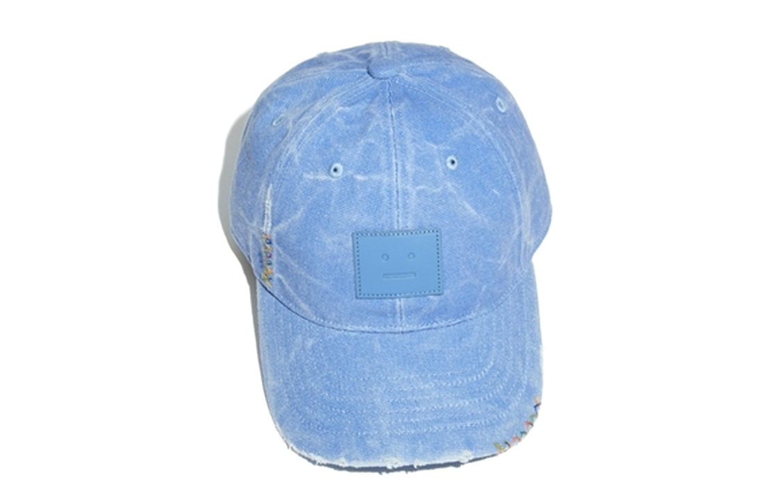 【代購】Acne Studios Cotton Polyester Baseball Caps Unisex Blue/Gray