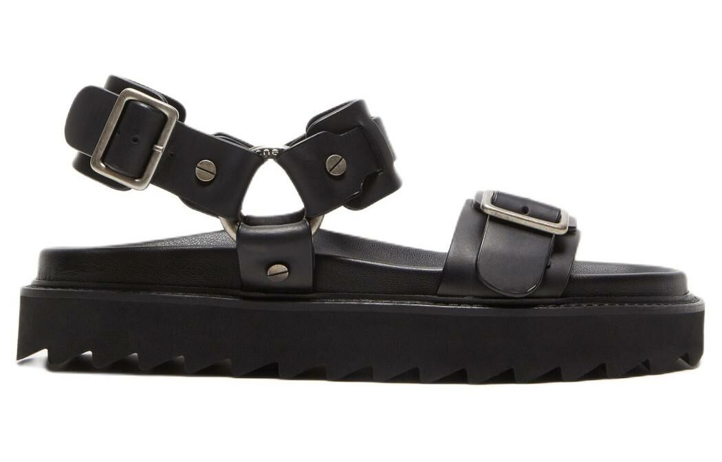 【代購】Acne Studios Buckle-fastening Leather Sandals